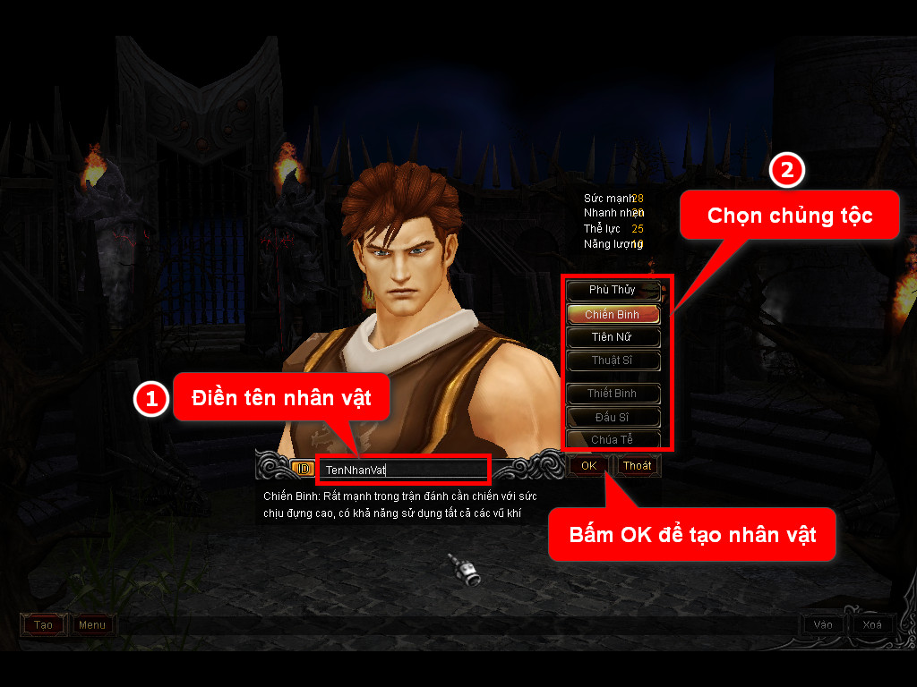 Chức năng chính của Game MU Sơn Hà